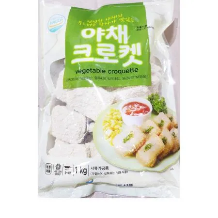 고로케(야채 성원 1K) 야채고로케 냉동고로케 냉동간식 간식메뉴 업소용 대용량 식자재 분식재료 고로케튀김