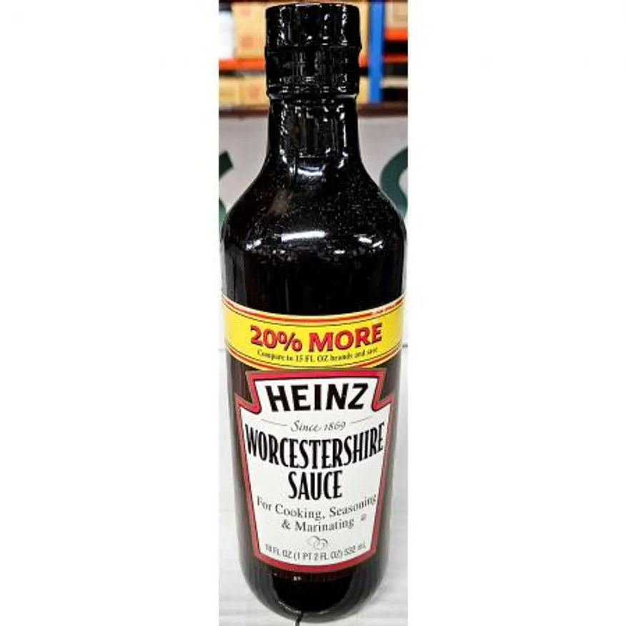 우스타소스(하인즈 510g) X12 하인즈우스타소스 양식소스 스테이크소스 돈까스소스 식자재 업소용소스 대용량소스 레스토랑소스 우스터소스 이미지