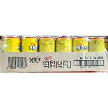 식혜(비락 팔도 175ml 30개) 식자재 업소용 대용량 하늘청 식혜 디저트앤 개 베스트코 홈카페용 음료원액 기타 업소용