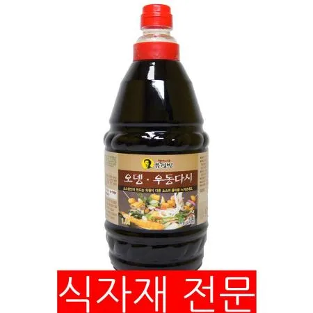 오뎅우동다시(유경빈 1.8L) 1개 식자재 업소용 대용량 이엔푸드 면사랑 오뎅 우동 이츠웰 화미 곰표 말랑 일본식