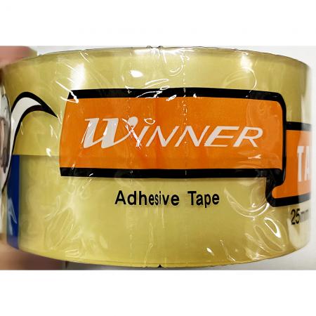 투명2절테이프(금성 25mmx25mx2개)X10개 투명테이프 박스테이프 포장테이프 접착테이프 사무용테이프 산업용테이프 택배포장테이프 금성테이프 2절테이프 opp테이프