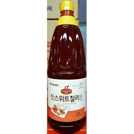 대상 핫스위트 칠리소스 2.1Kg 6개 식자재 업소용 대용량 몬 스위트 판타이 이슬나라 소스 하인즈 오뚜기 이츠웰 대상 이미지