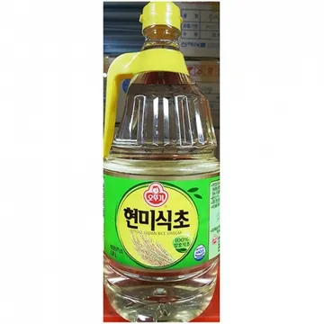 현미식초(오뚜기 1.8L) 6개 식자재 업소용 대용량 오뚜기 대상 순희엄마 안현필 천연발효 한삶 천연식품 자연발효한 양조