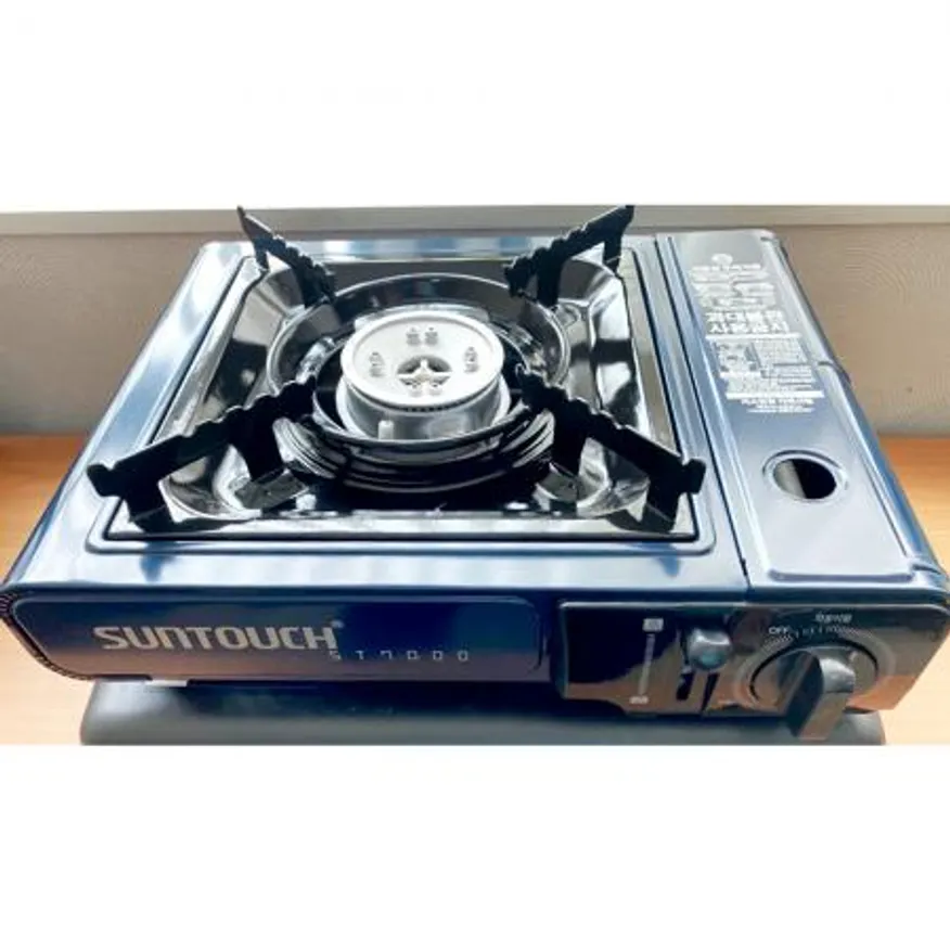 가스렌지(썬터치 검정 )X6개 식자재 업소용 대용량 가스렌지 검정 까스렌지 개 이미지