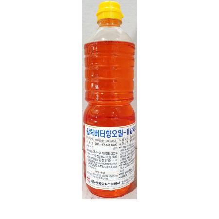 갈릭버터향오일(태원 900ml) 1개 식자재 업소용 대용량 롯데 갈릭버터 태원 달디단마켓 마늘향 갈릭 분이네 마늘향오일 지케이푸드 이미지