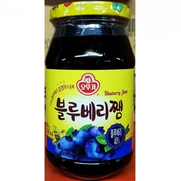 오뚜기 블루베리잼 500g 6개 식자재 업소용 대용량 오뚜기 베리잼 동원 산타로사 블루베리잼 기타 미주라 대량 오허브