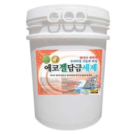 에코 젤 담금 세제 18kg 담금세제 찌든때제거 젤세제 업소용세제 대용량세제 식기불림 주방세제 식당세제 에코세제 위생용품