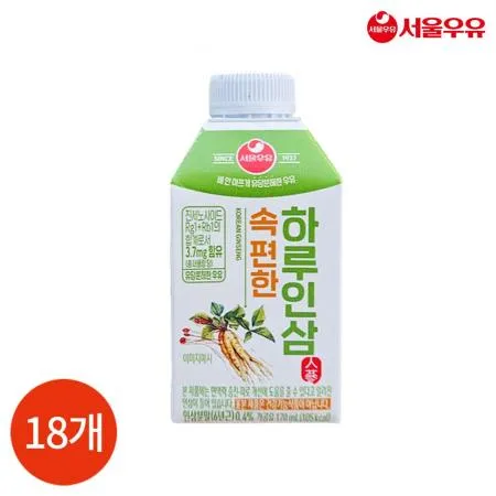 CL 서울우유 속편한 하루인삼 170ml x 18개 이미지