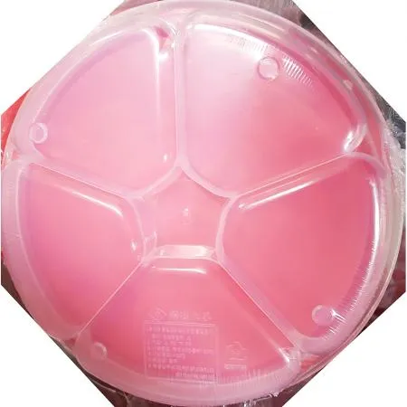 찬합(원형밀폐5칸 소 235x228x39)X10개 이미지