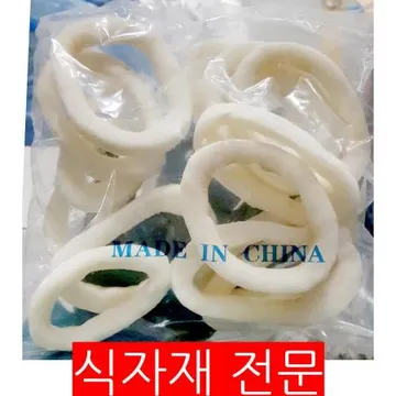 오징어링(껍질제거 400g) 1개 식자재 업소용 대용량 냉동 오징어링 성원식품 바다더해 업소용 도매 오징어 트레이더스 통