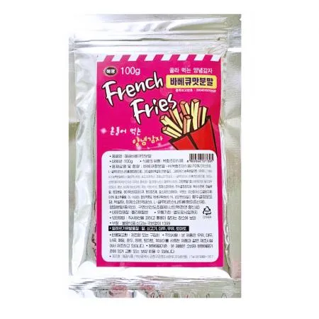 만능 분말 시즈닝 바베큐맛 100g 양념감자 1개 식자재 업소용 대용량 대용량 만능 분말 양념감자시즈닝 해광 해광식품