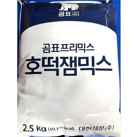 호떡쨈믹스(곰표 대한제분 2.5K) 4개 식자재 업소용 대용량 호떡 호떡쨈믹스 대한제분 곰표 호떡쨈 이미지