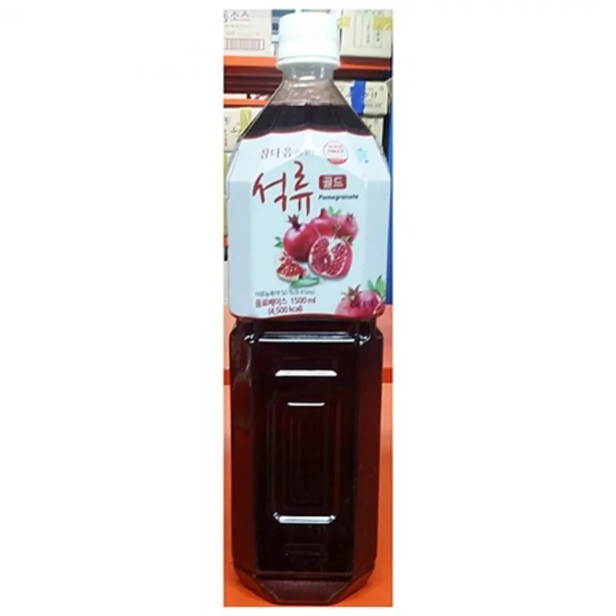 석류농축액(참다음 1.5K) 석류원액 카페재료 음료베이스 농축주스 주스원액 칵테일재료 대용량 업소용 에이드베이스 이미지