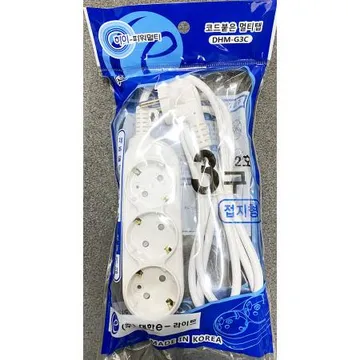 멀티탭(대한 3구 2호 접지형)X30개