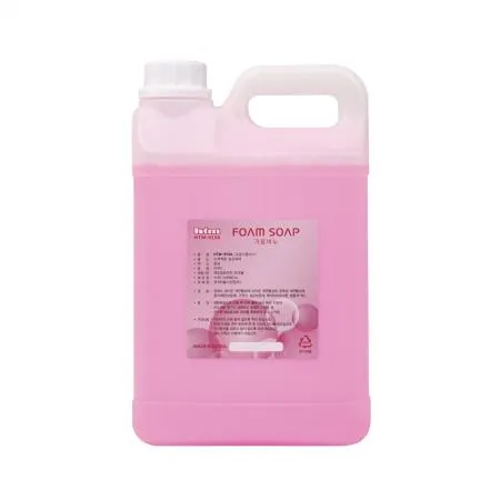 HTM913A 거품비누 리필액 2L 업소용 대용량 위생용품 핸드워시 화장실 용품 비누 핸드 세정제 리필 손세정액 이미지