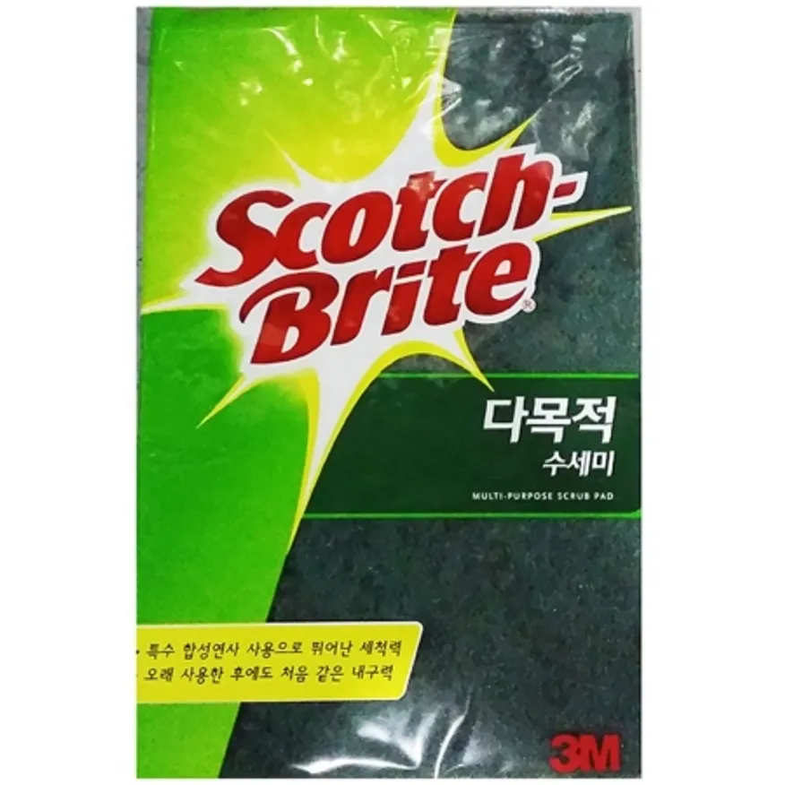 수세미(3M 청색 스카치 5매)X5 스카치수세미 업소용 식당용 주방용품 위생용품 청소용품 식당용품 주방세척 이미지