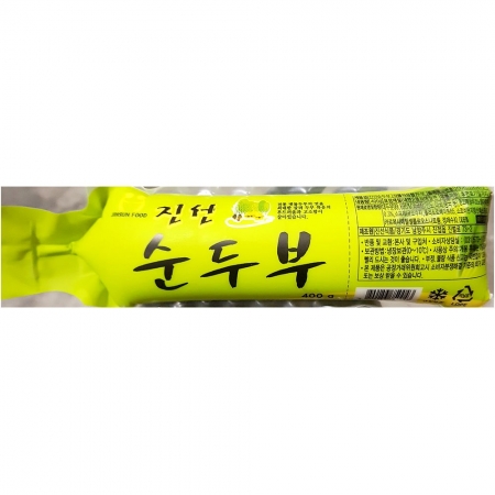 진선 순두부 400g 20개 식자재 업소용 대용량 분식재료 진선 반찬 유부 도매 그맛의 이츠웰 국산콩 개 이미지
