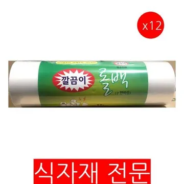 롤백(한마음 30x40Cm 380매) 12개 식자재 업소용 대용량 롤팩 롤백 제이큐 롤팩유니 정담아 롤비닐 일회용비밀