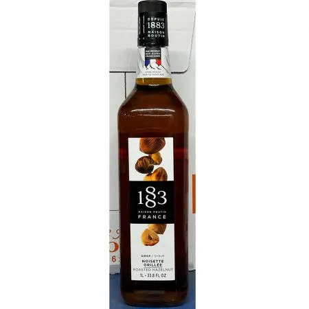 헤이즐넛시럽(1883 1L) 6개 식자재 업소용 대용량 포모나 로스티드 모닌 스타벅스 마리브리자드 다빈치 메티에 티바인 시럽 이미지