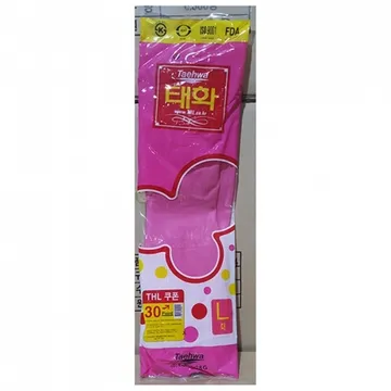 고무장갑(대L 분홍 태화 ) 50개 식자재 업소용 대용량 명진 생활공작소 코스트코 태화지앤지 태화 마미손 모스트픽 유한킴벌리 라텍스