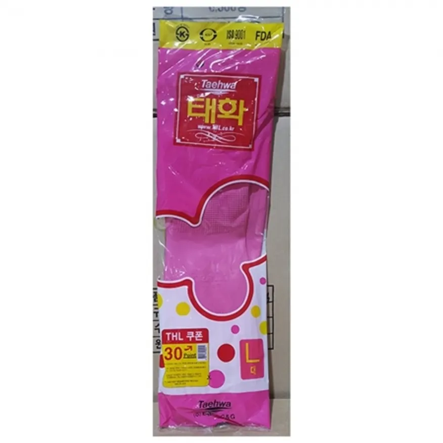 고무장갑(대L 분홍 태화 )X50 이미지