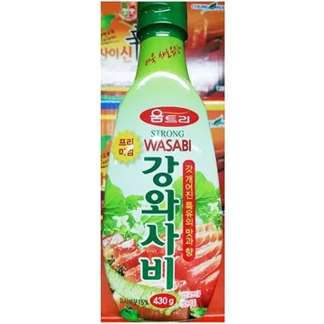 강와사비(움트리 430g) 12개 식자재 업소용 대용량 움트리 강겨자 튜브 업소용 강 다올 가루