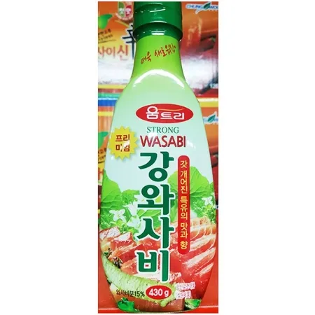 강와사비(움트리 430g) 12개 식자재 업소용 대용량 움트리 강겨자 튜브 업소용 강 다올 가루