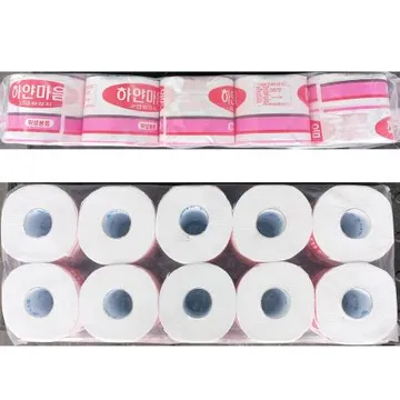 화장지(하얀마음 2겹 40m 10롤) 2개 식자재 업소용 대용량 크리넥스 업소용 공장직영 팜파스 미쁘 크린센스 대용량 점보롤 좋은아침