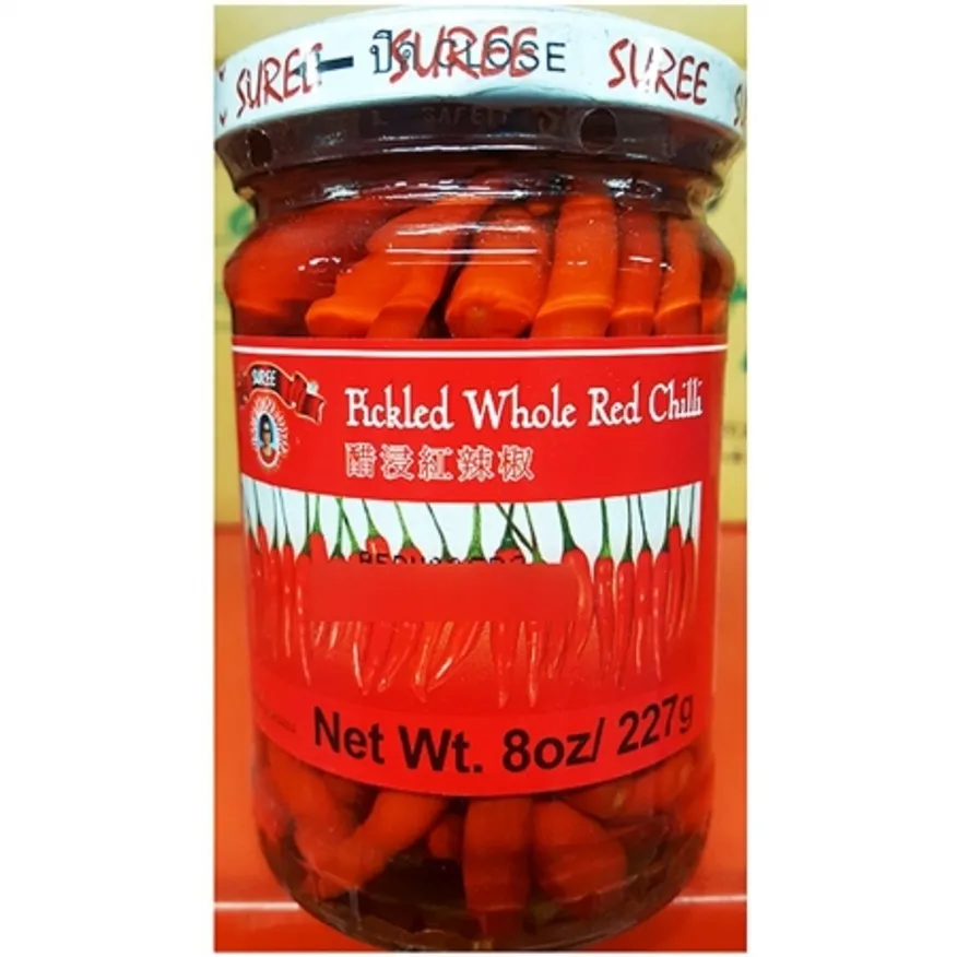 칠리피클 빨강(수리 227g)X24 피클 빨강피클 절임 반찬 식자재마트 업소용 대용량 식당 이미지