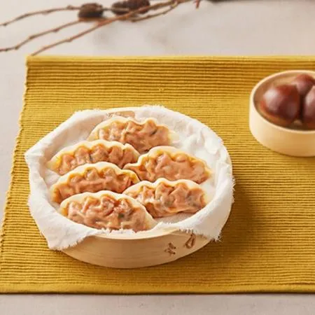 DM 비바푸드 엄지 김치 왕교자1.05Kg 1개 식자재 업소용 대용량 비비고 제일제당 엄지 한 나래 빛마루 비건 에드워드권 푸드웨어 이미지