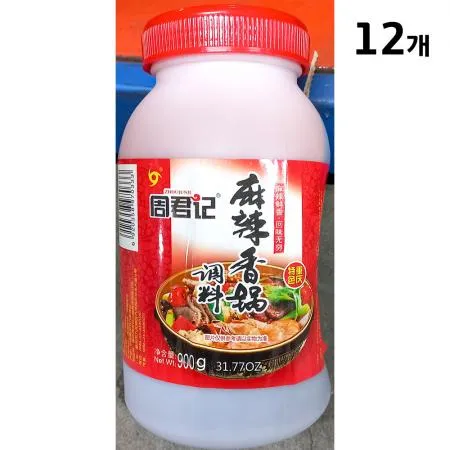마라샹궈소스(주군기 900g) 12개 식자재 업소용 대용량 차이웰 마라상궈소스 분식재료 마라샹궈소스 마라상궈 낙지볶음 마라 냠냠 더착한푸드 이미지