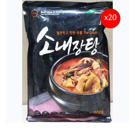 내장탕(삼보 600g) 20개 식자재 업소용 대용량 초원 모아네 선미 내장탕 소내장탕 삼보 즉석탕 간편식 내장 이미지