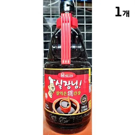 회간장(실장님 1.9k) 1개 식자재 업소용 대용량 니비시 움트리 기꼬만 샘표 치엔 사시미 회간장 달콩 해울찬 이미지