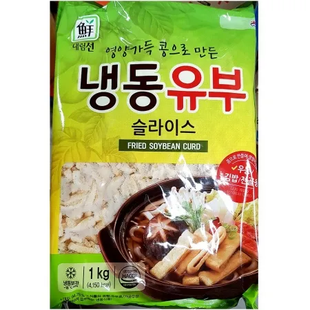 대림 슬라이스 유부 1K 슬라이스유부 유부초밥재료 대림유부 업소용 식자재 대용량 유부국 유부전골 분식재료