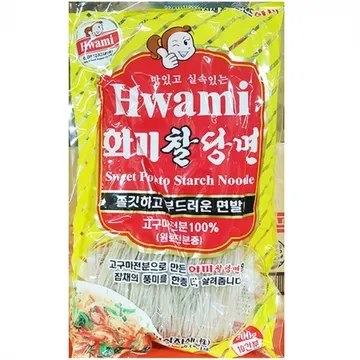 당면(화미 500g) 1개 식자재 업소용 대용량 화미 찰당면 이츠웰 낙타 모아 오뚜기 유소기 온누리 산동
