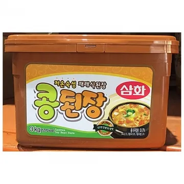 콩된장(삼화 3k) 4개 식자재 업소용 대용량 삼화식품 범일 홍천시골 강진 삼화 태화식품 해바랑 우리 강원도