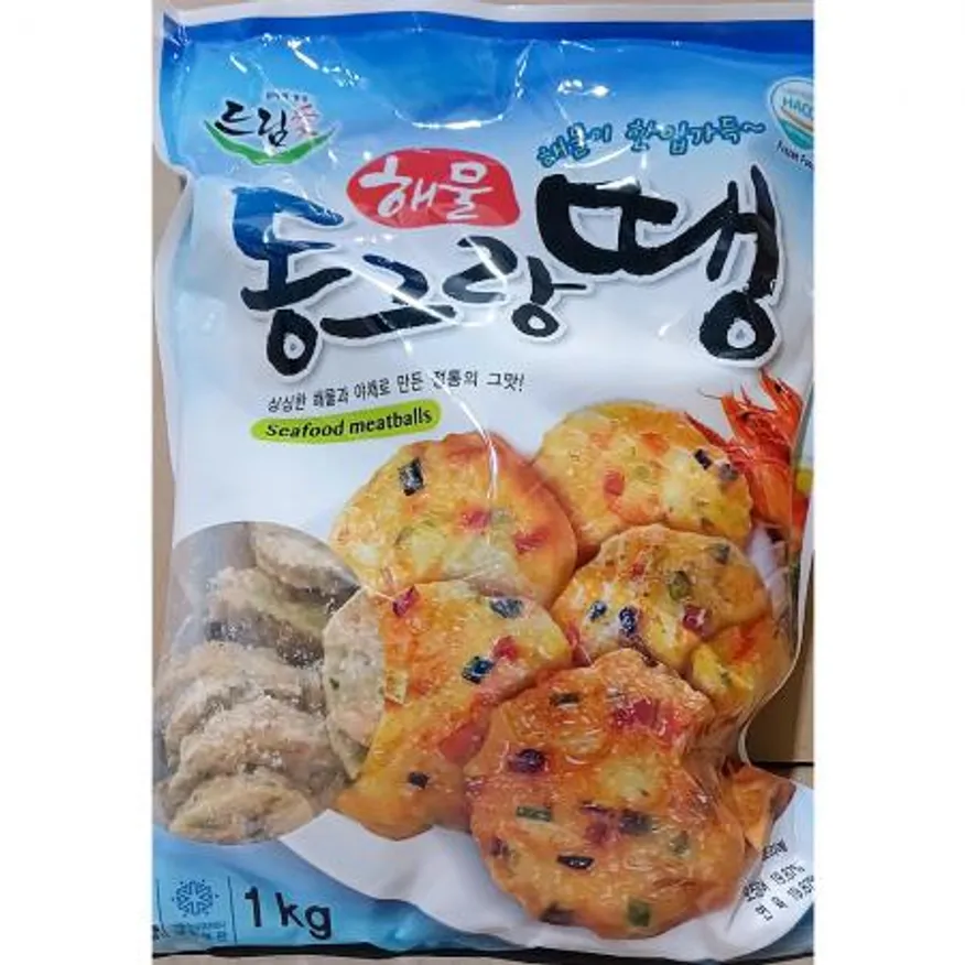 해물완자(씨밀레 냉장 1K) 업소용 식자재 대용량 즉석식품 간편식 동그랑땡 명절음식 해물 완자 냉장식품 이미지
