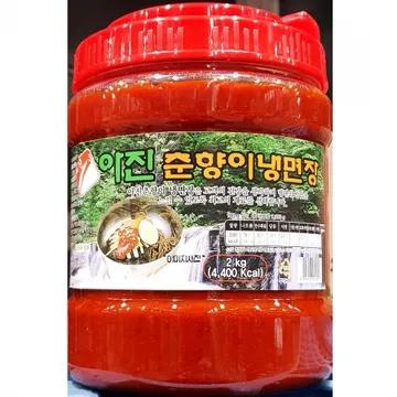 춘향이 냉면장 2Kg 1개 식자재 업소용 대용량 춘향이 움트리 냉면장 순창맛식품 양념장