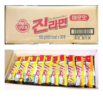 매운맛 진라면(오뚜기 30봉) 식자재 업소용 대용량 농심 오뚜기 삼양 팔도 봉지라면 제주 워나점빵 순탄 저당