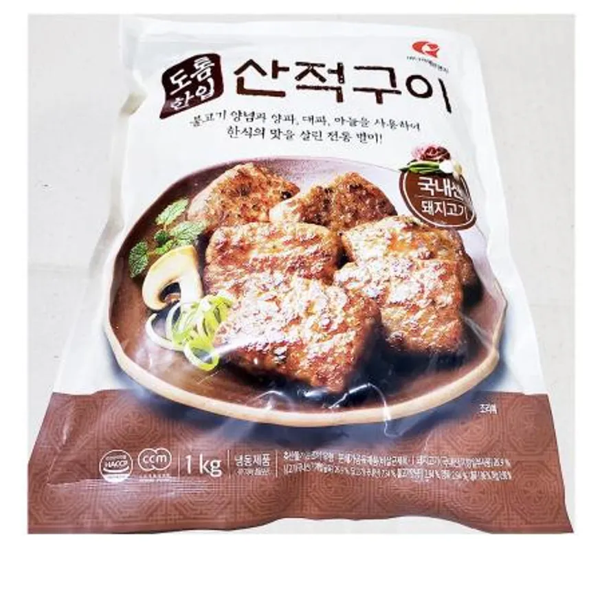 마니커 산적구이(도톰한개 1K) 업소용 식자재 대용량 닭산적 닭고기 꼬치구이 한식당 급식 명절음식 이미지