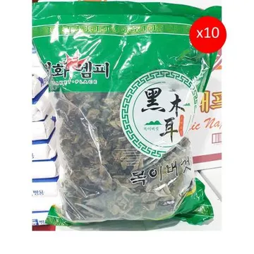 목이버섯(대화엠피 1k) 10개 식자재 업소용 대용량 흰 백목이버섯 유기농 노씨네 건 무농약 백목이 산들약초