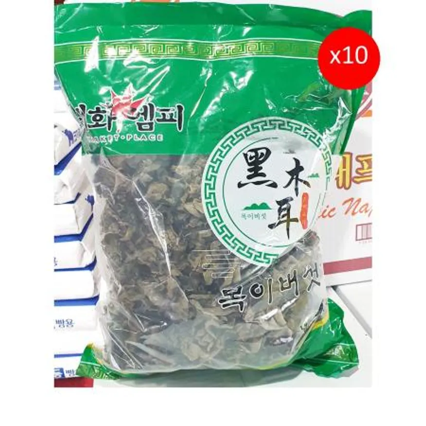 목이버섯(대화엠피 1k) 10개 식자재 업소용 대용량 흰 백목이버섯 유기농 노씨네 건 무농약 백목이 산들약초 이미지