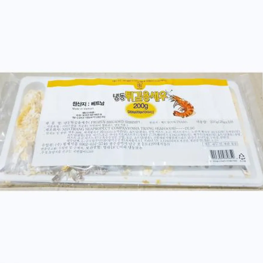 디딤돌 빵가루새우튀김(20g x10미 200g) 1개 식자재 업소용 대용량 서하 천일 사세 즉석식품 엠디에스 통새우튀김 빵가루새우 디딤돌 새우 이미지
