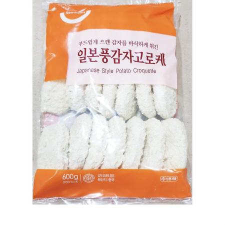 세미원푸드 감자고로케(30g x20개 600g) 식자재 업소용 대용량 오뚜기 고로케 도매 랜시푸드 랜시단호박 급식 하림 풀무원 성원 이미지