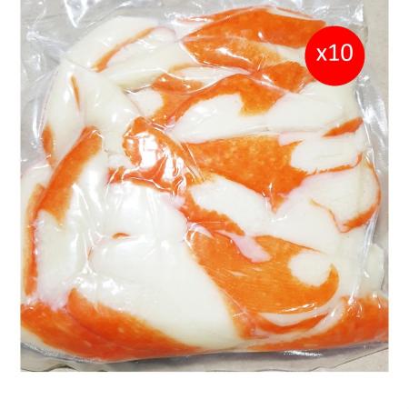 크래미(H 유통용 한성 1K) X10 한성크래미 게맛살 업소용 식자재 대용량 샐러드재료 샌드위치재료 김밥재료 어육가공품