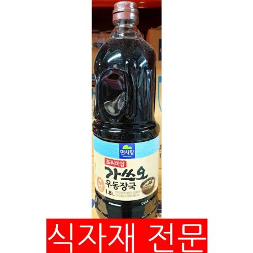 가쓰오장국(프리미엄 면사랑1.8L) 면사랑 우동육수 우동다시 우동국물 업소용 일식재료 국물요리 일식당 쯔유 이미지