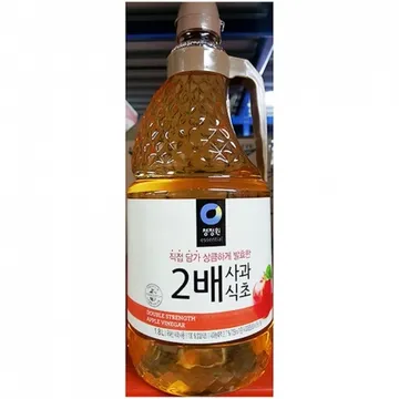 2배 사과식초(대상 1.8L) 6개 식자재 업소용 대용량 오뚜기 청정원 초특가 대상 백설 엠씨몰 배사과식초 무료배송 대용량