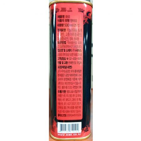 불맛기름(시아스 500g) 1개 식자재 업소용 대용량 시아스 불맛기름 피코크 기름 화유 식자재 이미지