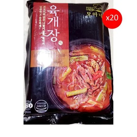 육개장(다모아 600g) X20 식자재 업소용 대용량 이푸드 육개장맛집 부광 이 육개장 복만네 자연든 초원식품 부광식품 이미지