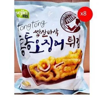 통통 오징어튀김(24-28개 1K) X8 식자재 업소용 대용량 냉동 오징어 씨기프트 통통 오징어베이트 베이트 우리들 용표 수